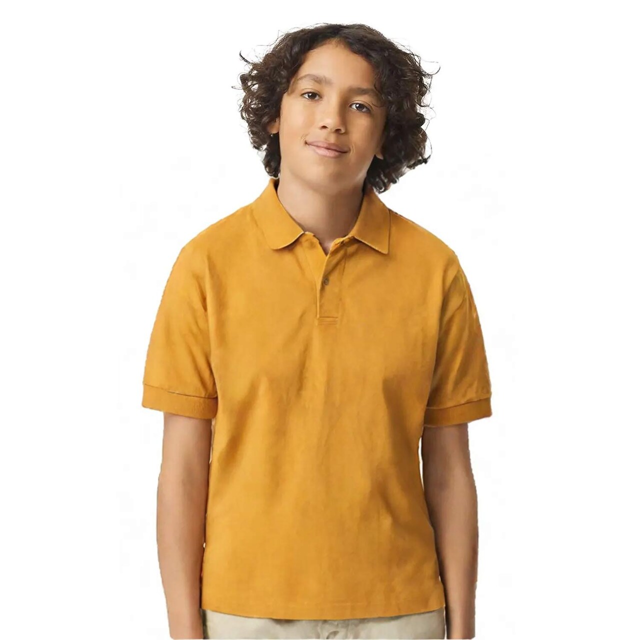 6 Pack: Gildan® Youth DryBlend Jersey Polo Shirt 6 oz 50/50 Cotton Polyester Moisture-Wicking Classic Fit Polo